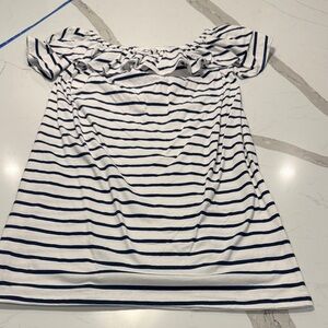 Striped Off-Shoulder Women's dress